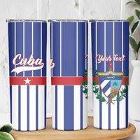 Personalized Cuba Skinny Tumbler Simple Sporty Style - Wonder Print Shop
