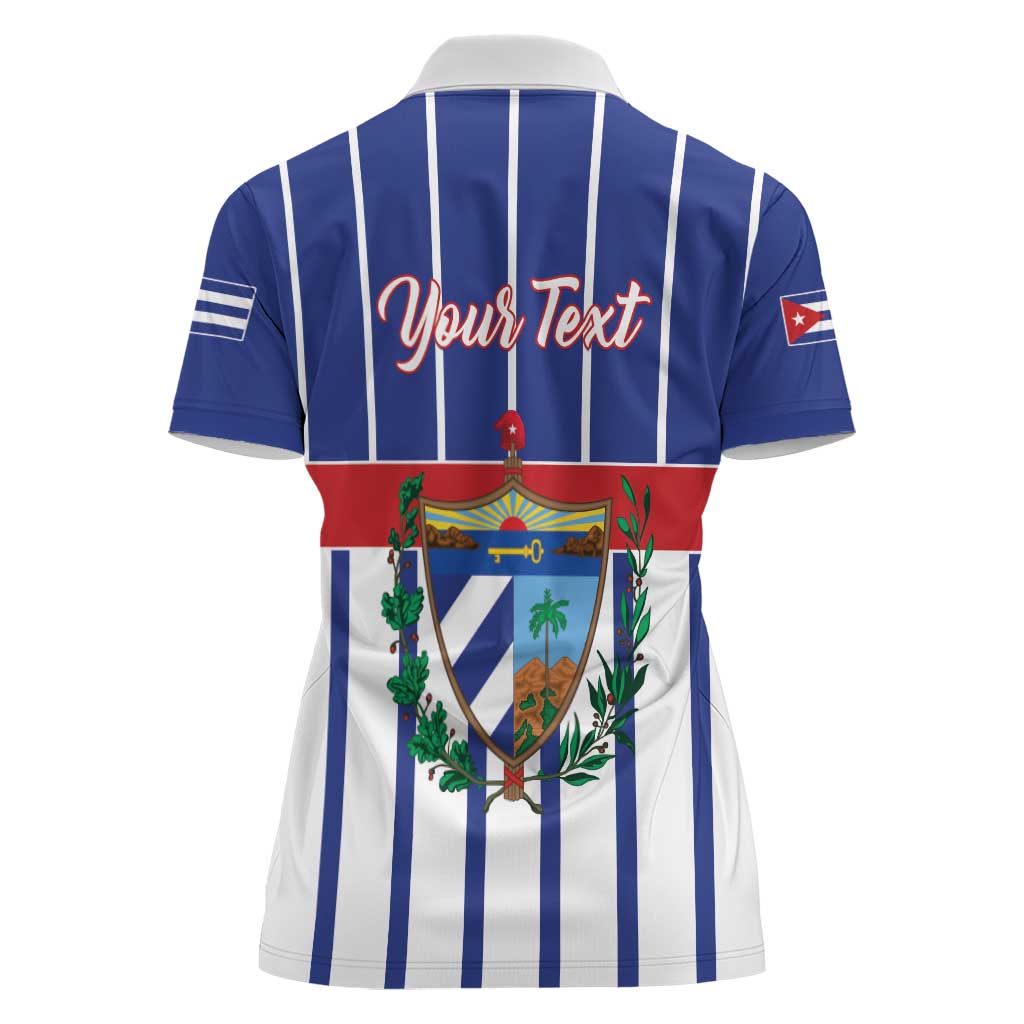 Personalized Cuba Women Polo Shirt Simple Sporty Style - Wonder Print Shop