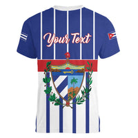 Personalized Cuba Women V-Neck T-Shirt Simple Sporty Style - Wonder Print Shop