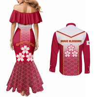 japan-rugby-couples-matching-mermaid-dress-and-long-sleeve-button-shirts-brave-blossoms-japanese-motif-pattern