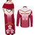Japan Rugby Couples Matching Off Shoulder Maxi Dress and Long Sleeve Button Shirts Brave Blossoms Japanese Motif Pattern - Wonder Print Shop