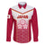 Japan Rugby Family Matching Long Sleeve Bodycon Dress and Hawaiian Shirt Brave Blossoms Japanese Motif Pattern - Wonder Print Shop