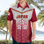 Japan Rugby Hawaiian Shirt Brave Blossoms Japanese Motif Pattern - Wonder Print Shop