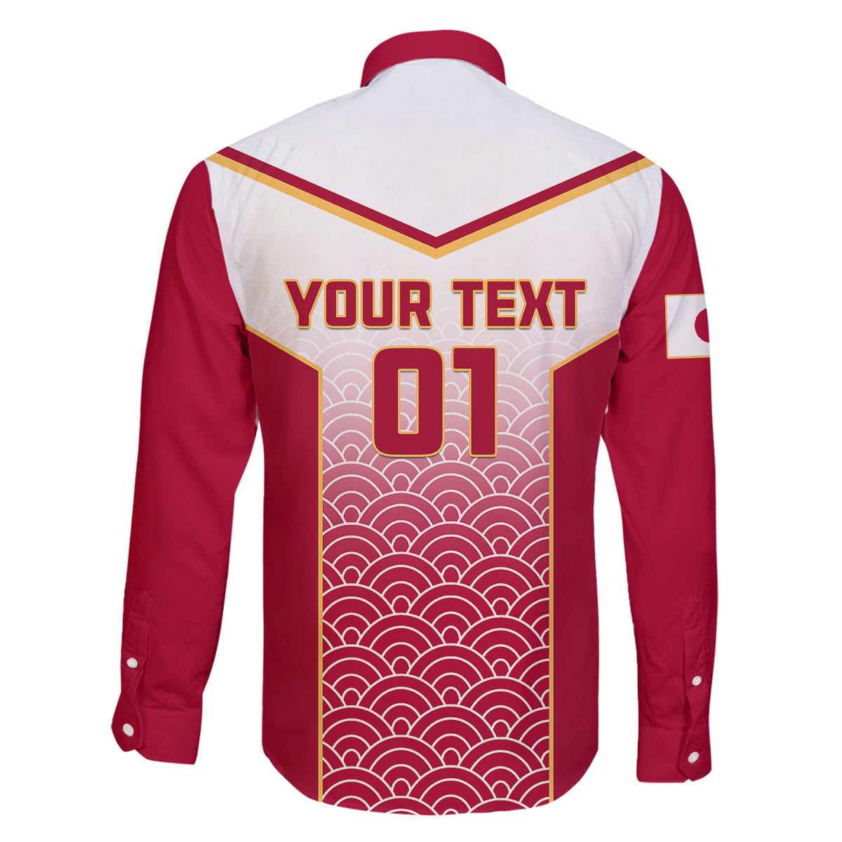 Custom Japan Rugby Family Matching Puletasi Dress and Hawaiian Shirt Brave Blossoms Japanese Motif Pattern - Wonder Print Shop