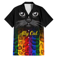 Personalised Ally Cat Family Matching Mermaid Dress and Hawaiian Shirt 2023 National Coming Out Day - Wonder Print Shop