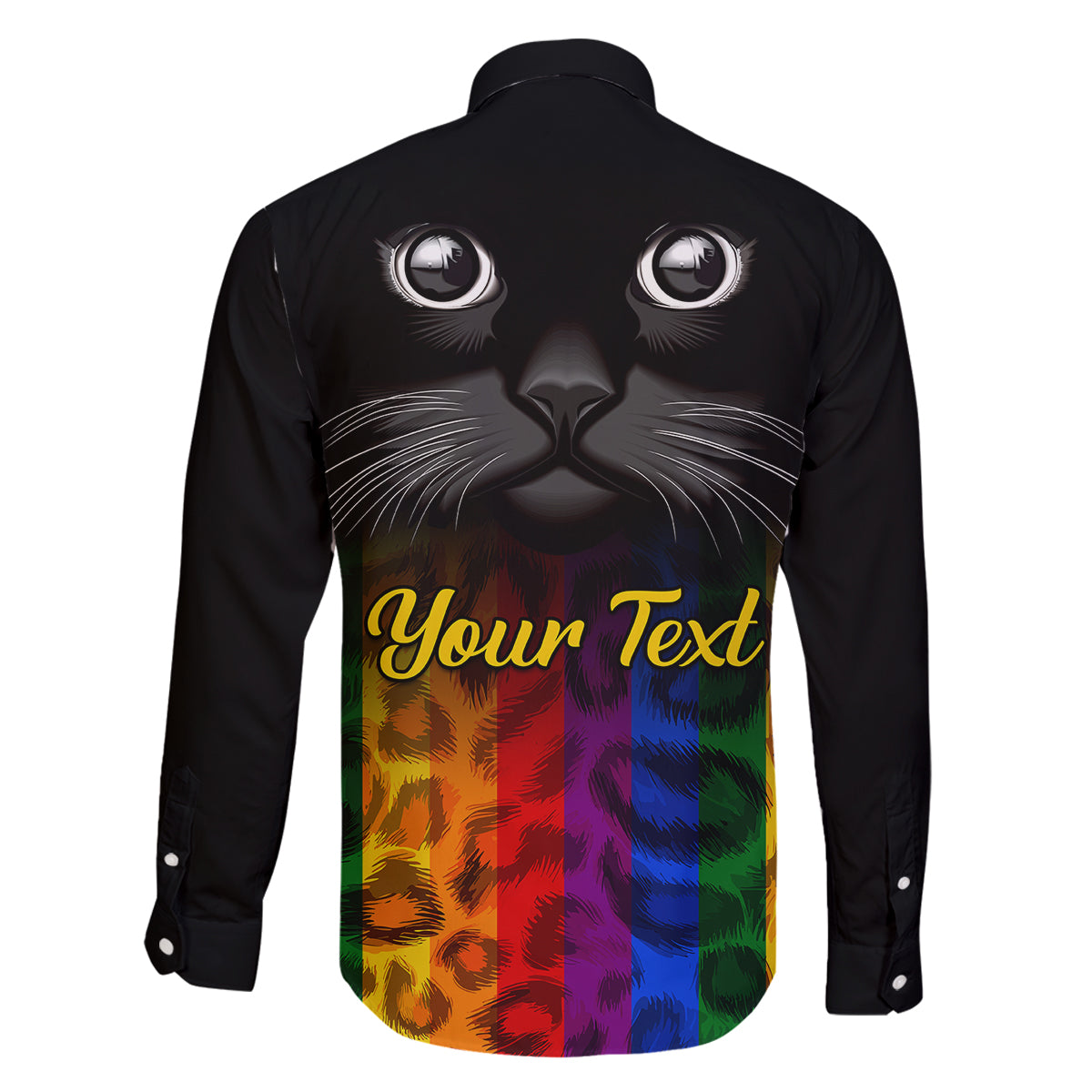 Personalised Ally Cat Family Matching Tank Maxi Dress and Hawaiian Shirt 2023 National Coming Out Day - Wonder Print Shop