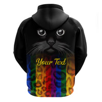 Personalised Ally Cat Hoodie 2023 National Coming Out Day - Wonder Print Shop