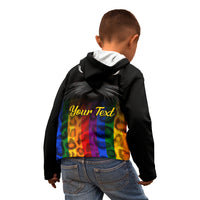 Personalised Ally Cat Kid Hoodie 2023 National Coming Out Day - Wonder Print Shop