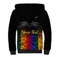 Personalised Ally Cat Sherpa Hoodie 2023 National Coming Out Day - Wonder Print Shop