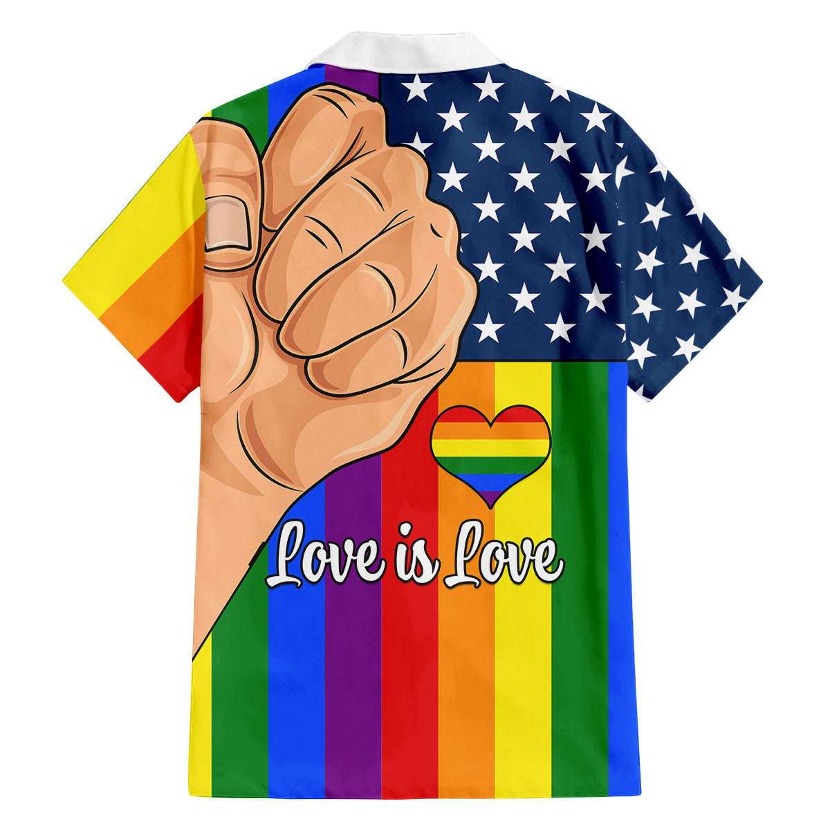 Love is Love Family Matching Long Sleeve Bodycon Dress and Hawaiian Shirt 2023 National Coming Out Day - Wonder Print Shop