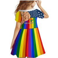 Love is Love Family Matching Mermaid Dress and Hawaiian Shirt 2023 National Coming Out Day - Wonder Print Shop