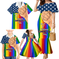 Love is Love Family Matching Mermaid Dress and Hawaiian Shirt 2023 National Coming Out Day - Wonder Print Shop