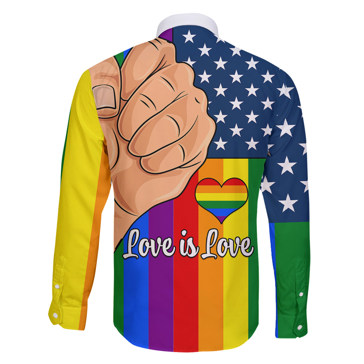 Love is Love Family Matching Puletasi Dress and Hawaiian Shirt 2023 National Coming Out Day - Wonder Print Shop
