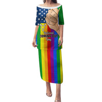 Love is Love Family Matching Puletasi Dress and Hawaiian Shirt 2023 National Coming Out Day - Wonder Print Shop