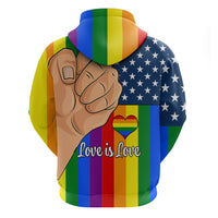 Love is Love Hoodie 2023 National Coming Out Day - Wonder Print Shop