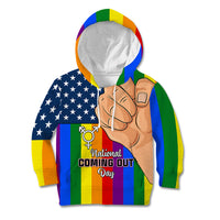 Love is Love Kid Hoodie 2023 National Coming Out Day - Wonder Print Shop