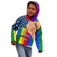 Love is Love Kid Hoodie 2023 National Coming Out Day - Wonder Print Shop