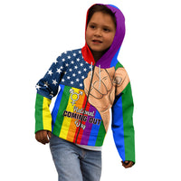 Love is Love Kid Hoodie 2023 National Coming Out Day - Wonder Print Shop