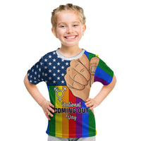 Love is Love Kid T Shirt 2023 National Coming Out Day - Wonder Print Shop