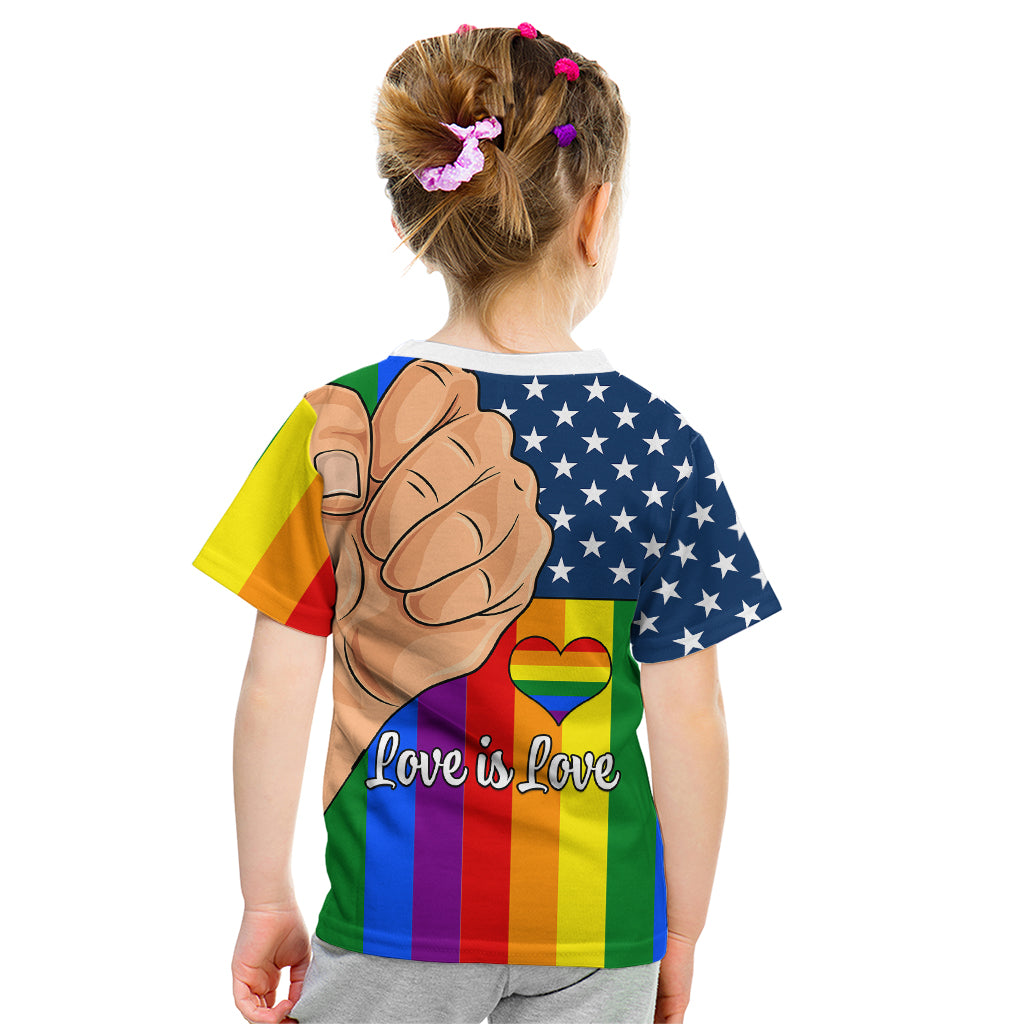 Love is Love Kid T Shirt 2023 National Coming Out Day - Wonder Print Shop
