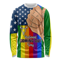 Love is Love Long Sleeve Shirt 2023 National Coming Out Day - Wonder Print Shop