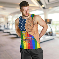Love is Love Men Tank Top 2023 National Coming Out Day - Wonder Print Shop