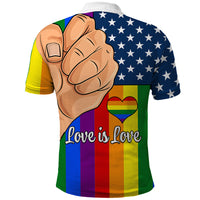 Love is Love Polo Shirt 2023 National Coming Out Day - Wonder Print Shop