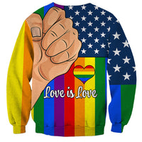 Love is Love Sweatshirt 2023 National Coming Out Day - Wonder Print Shop