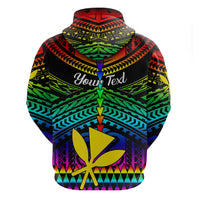 Personalised Hawaii Hoodie Kanaka Maoli Kakau 2023 National Coming Out Day - Wonder Print Shop
