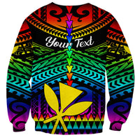 Personalised Hawaii Sweatshirt Kanaka Maoli Kakau 2023 National Coming Out Day - Wonder Print Shop