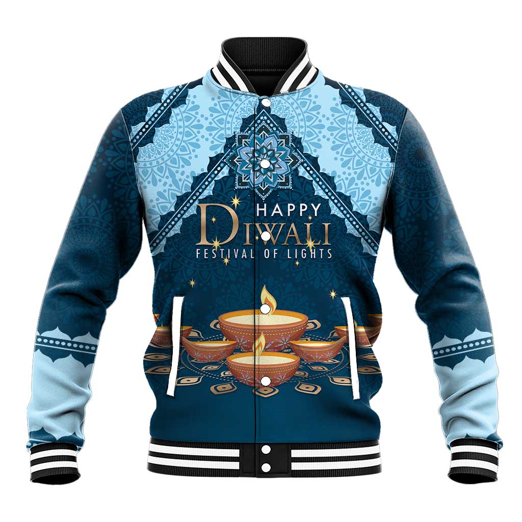 Personalized Diwali Baseball Jacket Festival of Lights - Wonder Print Shop