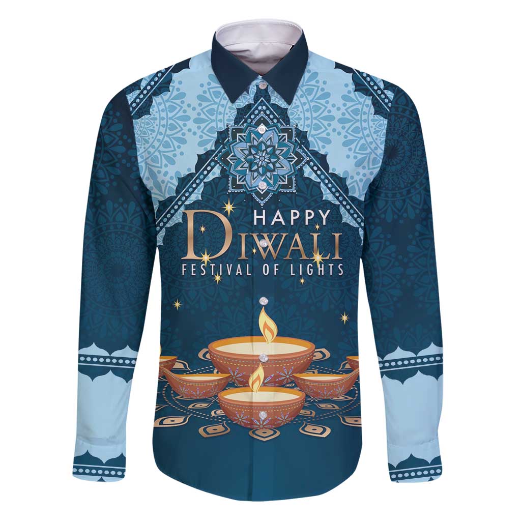 Personalized Diwali Family Matching Puletasi and Hawaiian Shirt Festival of Lights - Wonder Print Shop