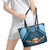 Diwali Leather Tote Bag Festival of Lights - Wonder Print Shop