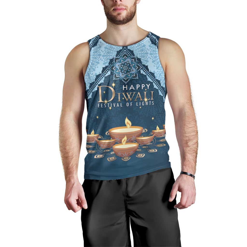Personalized Diwali Men Tank Top Festival of Lights - Wonder Print Shop