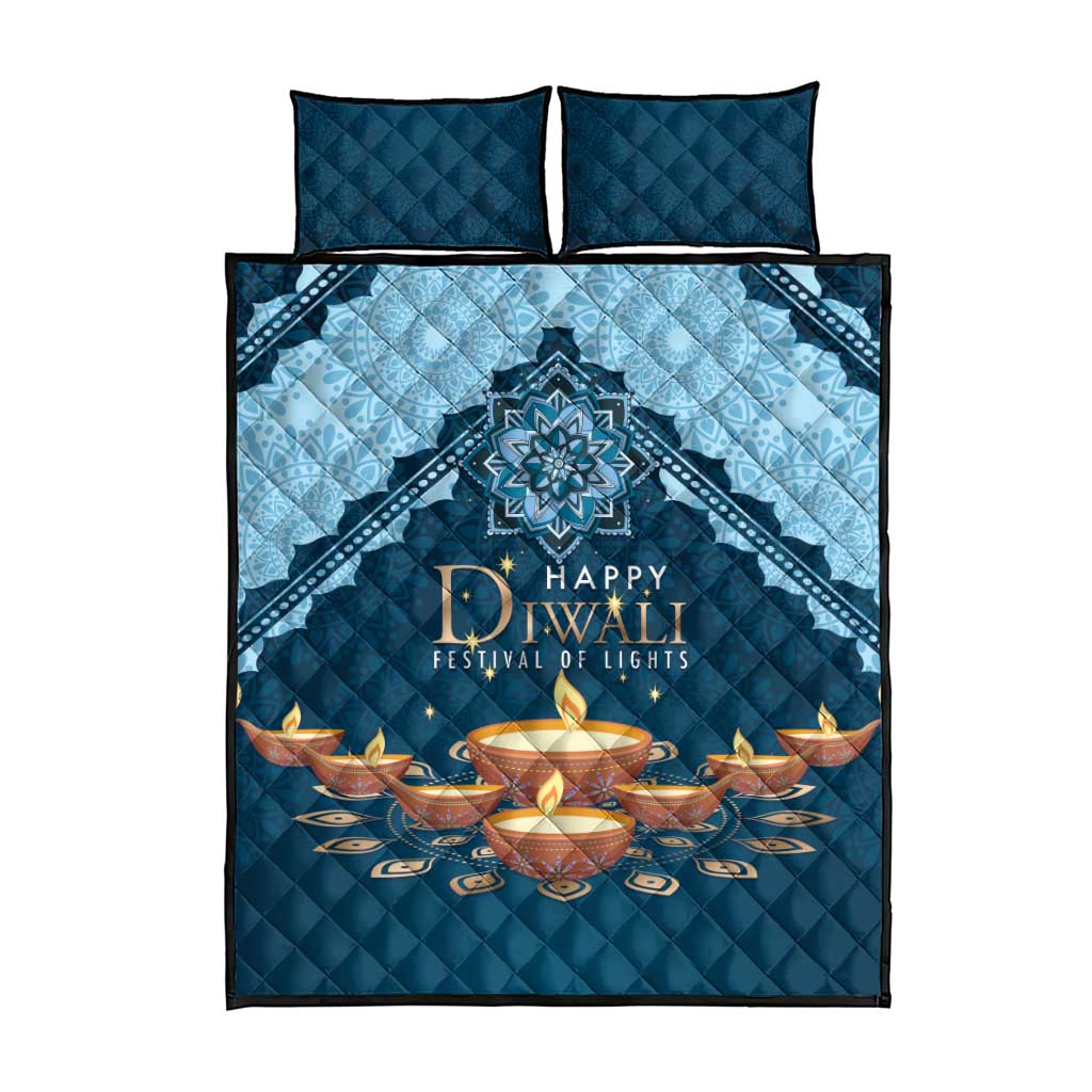 Diwali Quilt Bed Set Festival of Lights - Wonder Print Shop