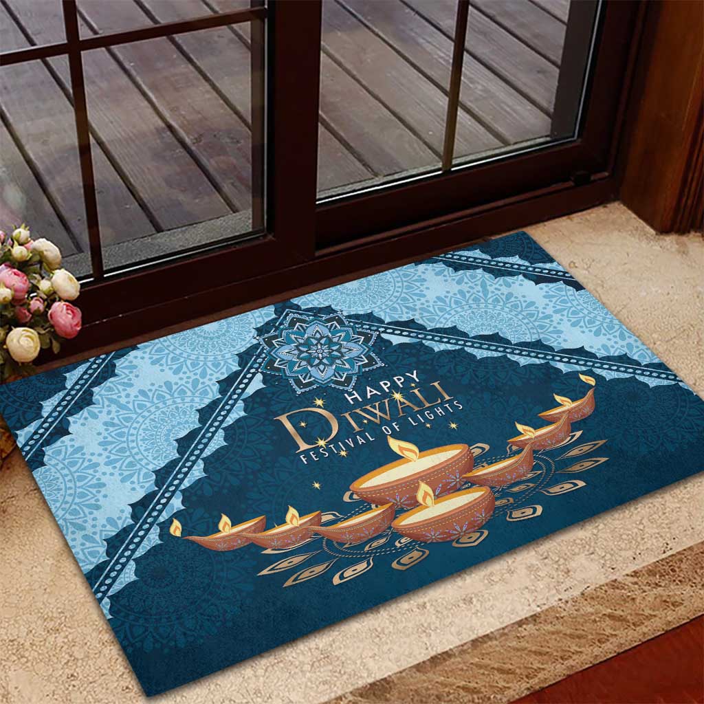 Diwali Rubber Doormat Festival of Lights - Wonder Print Shop