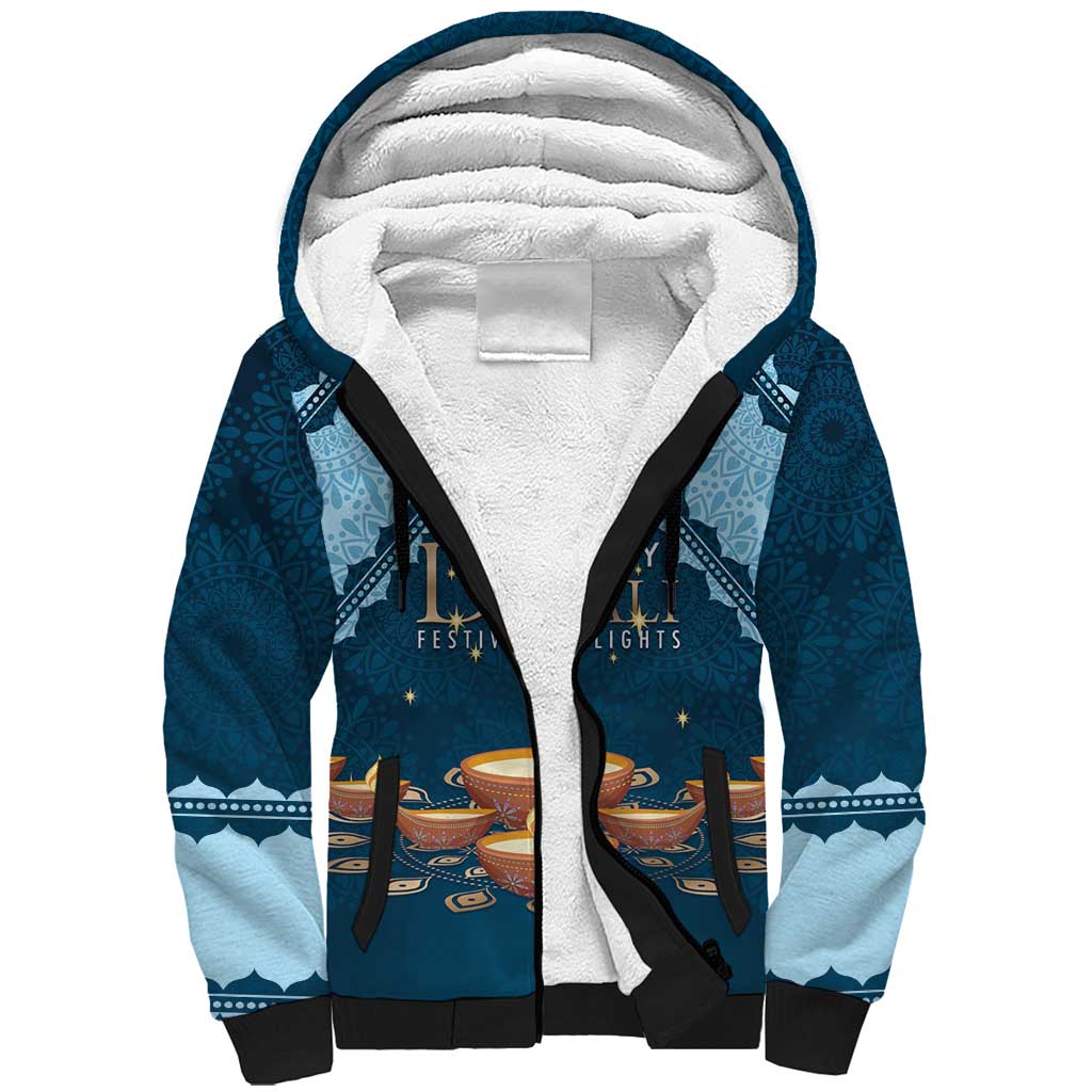 Personalized Diwali Sherpa Hoodie Festival of Lights - Wonder Print Shop