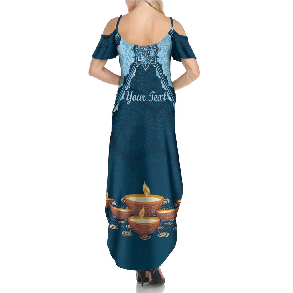 Personalized Diwali Summer Maxi Dress Festival of Lights - Wonder Print Shop
