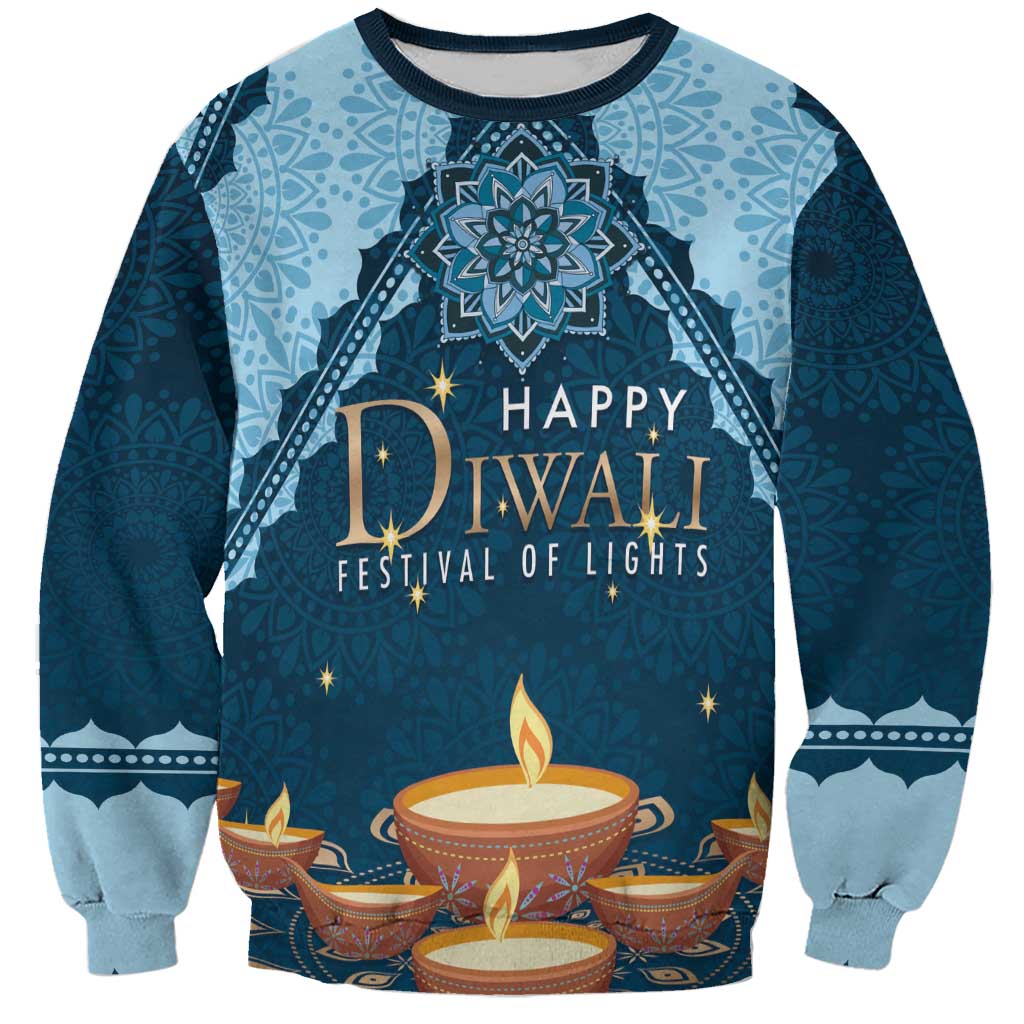 Personalized Diwali Sweatshirt Festival of Lights - Wonder Print Shop