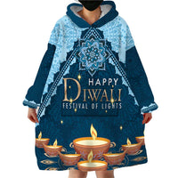 Personalized Diwali Wearable Blanket Hoodie Festival of Lights - Wonder Print Shop