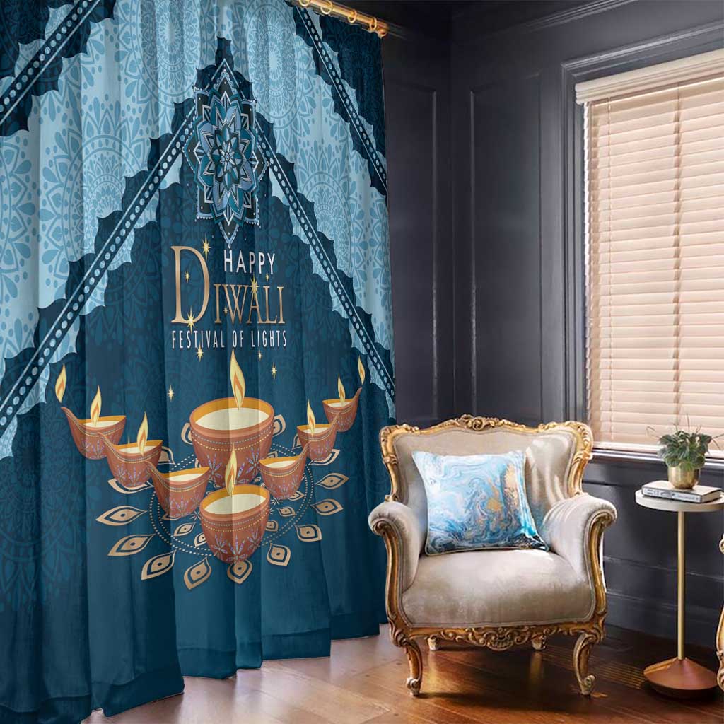 Diwali Window Curtain Festival of Lights - Wonder Print Shop