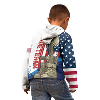 Happy Veterans Day Kid Hoodie Honoring All Who Served - Wonder Print Shop