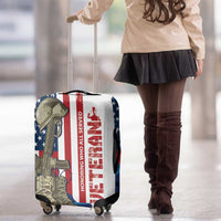 Happy Veterans Day Luggage Cover Honoring All Who Served - Wonder Print Shop