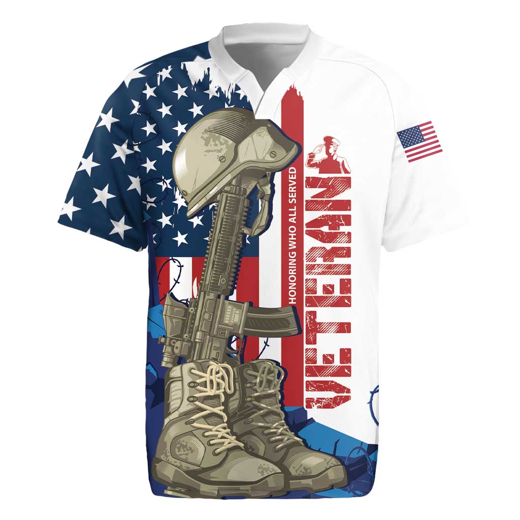 Happy Veterans Day Rugby Jersey Honoring All Who Served - Wonder Print Shop