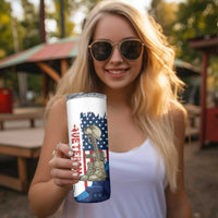 Happy Veterans Day Skinny Tumbler Honoring All Who Served - Wonder Print Shop