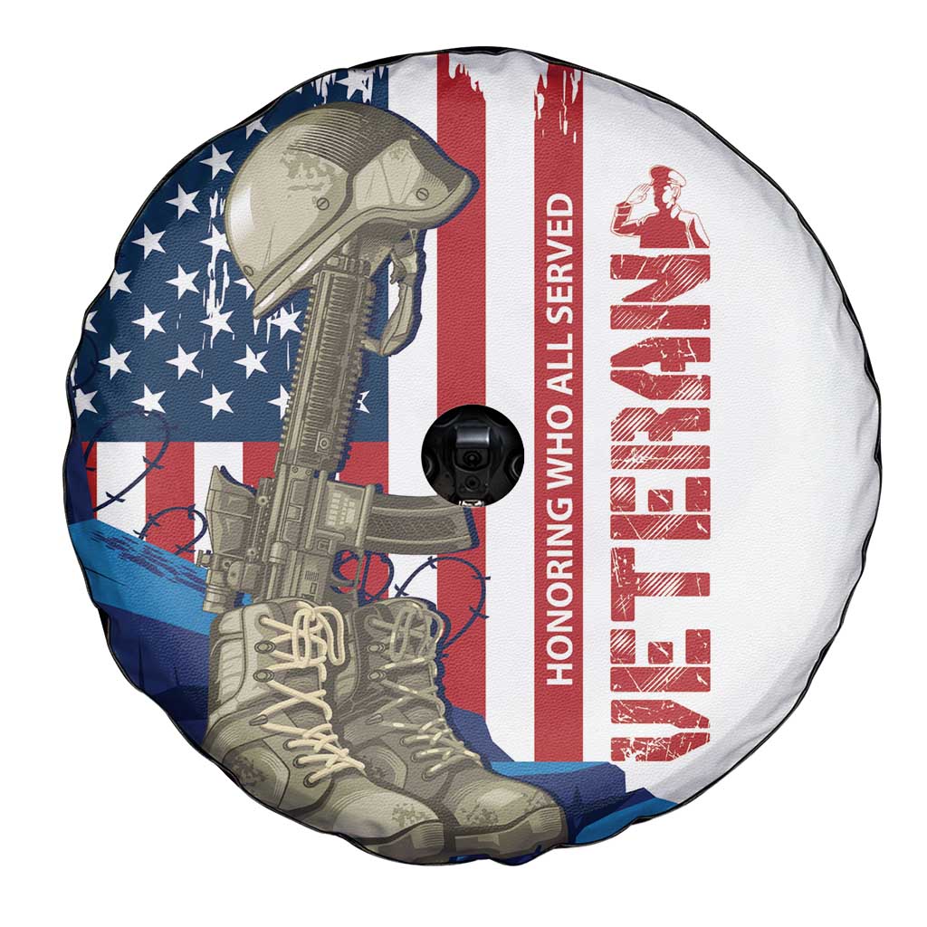 Happy Veterans Day Spare Tire Cover Honoring All Who Served - Wonder Print Shop