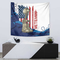 Happy Veterans Day Tapestry Honoring All Who Served - Wonder Print Shop