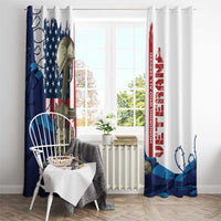 Happy Veterans Day Window Curtain Honoring All Who Served - Wonder Print Shop
