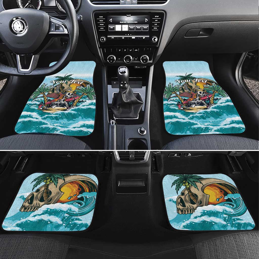 Aloha Hawaii Skeleton Car Mats Tropical Summer Vibe - Wonder Print Shop