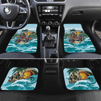 Aloha Hawaii Skeleton Car Mats Tropical Summer Vibe - Wonder Print Shop